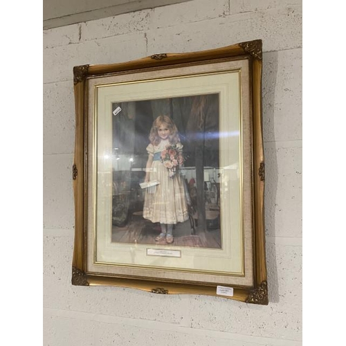 123 - Gilt framed print 