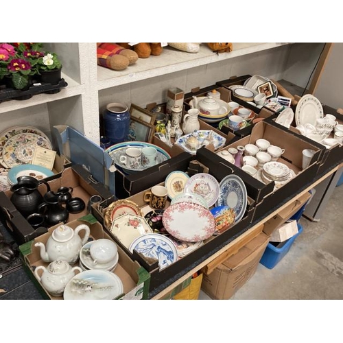 376 - 10 boxes of collectables incl. Noritake, Duchess 