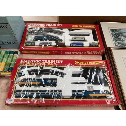 477 - Hornby Electric train set BR Freight & BR High Speed Train (untested)