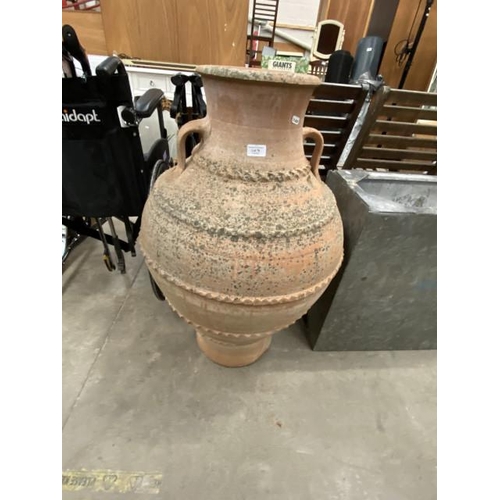 76 - Terracotta urn 90H