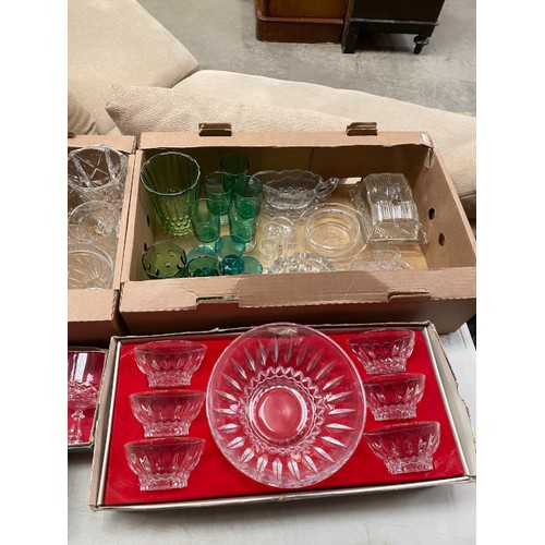 500 - 8 boxes glassware incl. Crystal d'Arques 