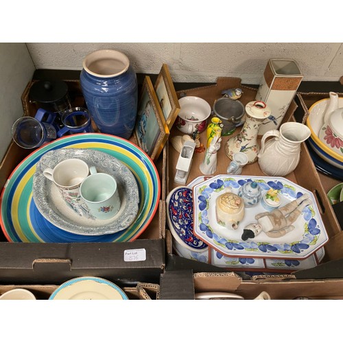 376 - 10 boxes of collectables incl. Noritake, Duchess 