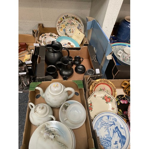 376 - 10 boxes of collectables incl. Noritake, Duchess 