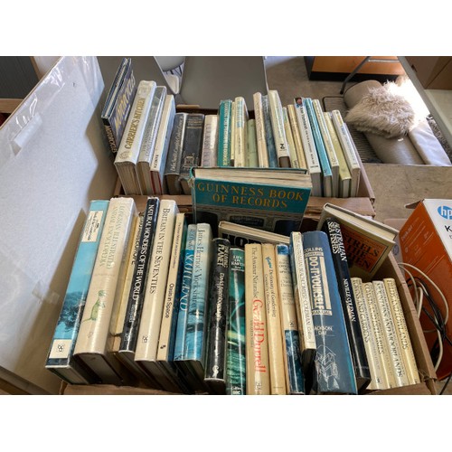 545 - 5 boxes of books Inc. Enid Blyton, Agatha Christie, biographies, gardening, histories, , Fellowes sh... 