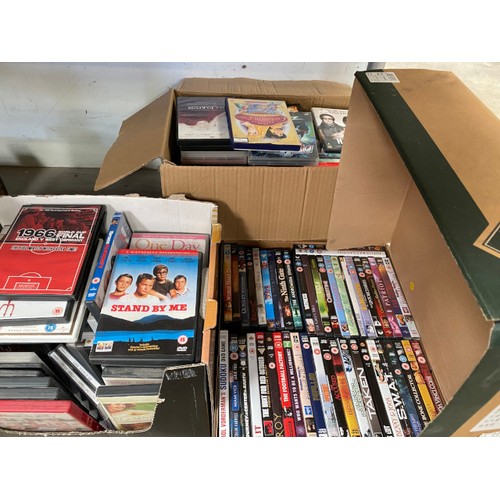 561 - 13 boxes & 1 bag of DVD'S & CD's