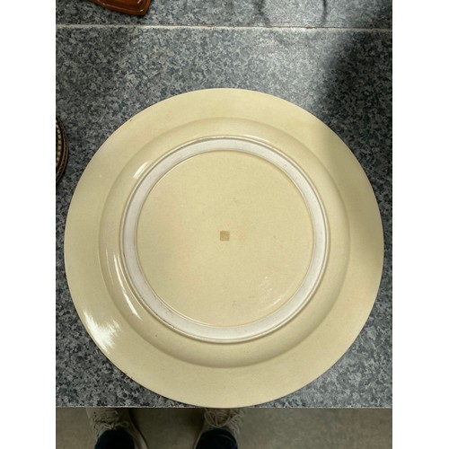 478 - Japanese Satsuma plate 27cm diameter