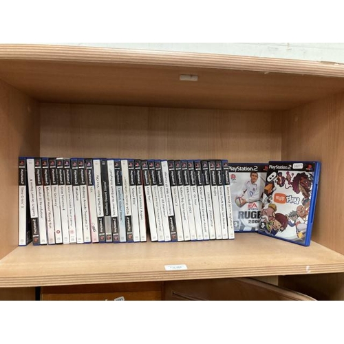 284 - 32 PlayStation 2 games including Grand Theft Auto Vice City, The gateway, Manhunt etc