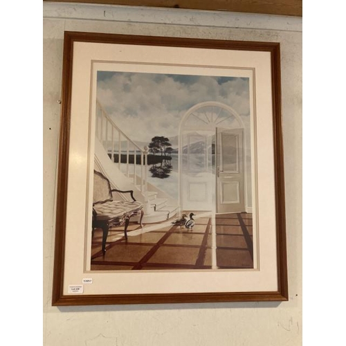 238 - Framed Neil Simone print 62 x 74cm