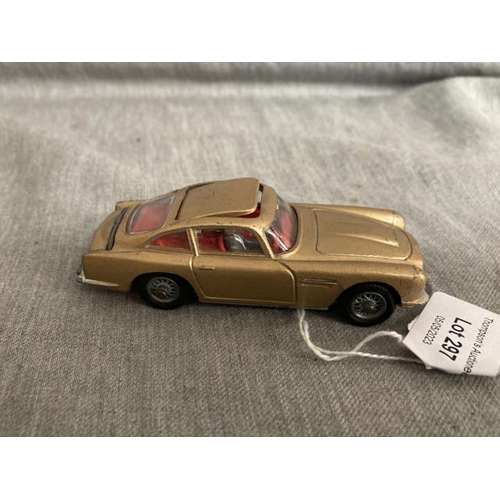 297 - Corgi Toys James Bond Aston Martin DB 5 with figure