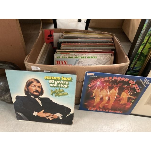 439 - Box of LP's Inc. Max Boyce, Beethoven, Alan Bell, Shirley Bassey etc.