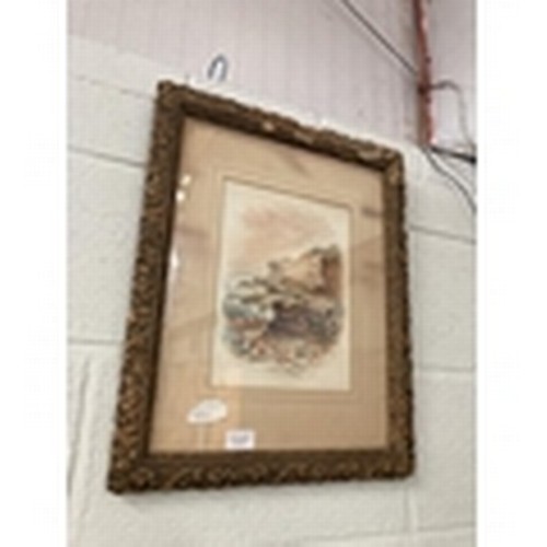 389 - Gilt framed watercolour of 