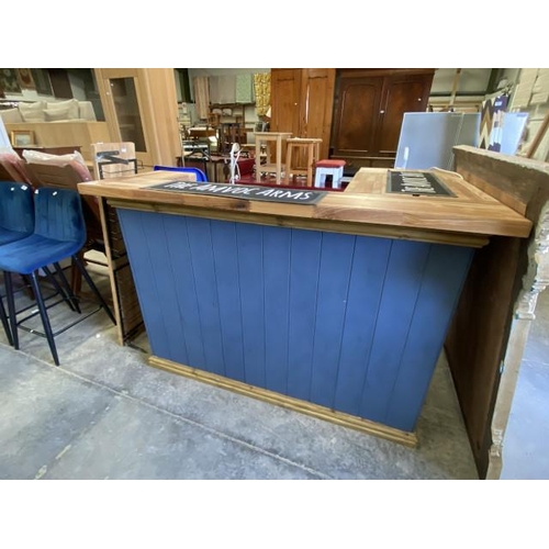 205 - Handmade pine bar 105H 152W 109D