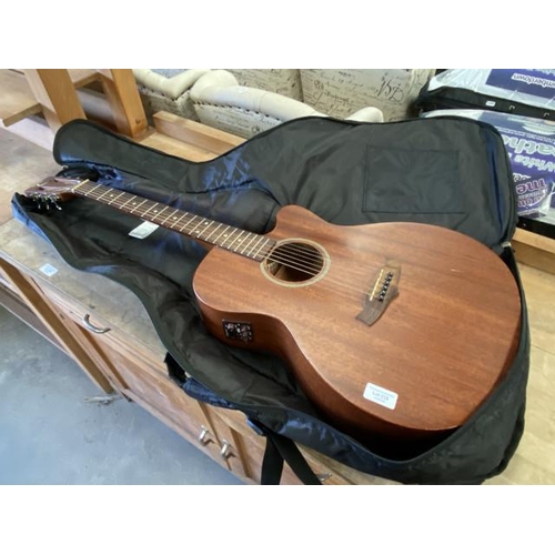 235 - Tanglewood Premier TW130ASM-CE acoustic guitar with a Ritter case