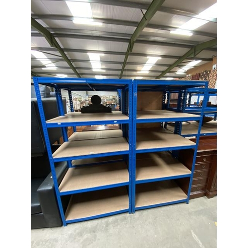 41 - 4x workshop/garage shelves 178H 90W 45D (excellent condition)