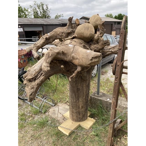 594 - Driftwood sculpture on stand 165H