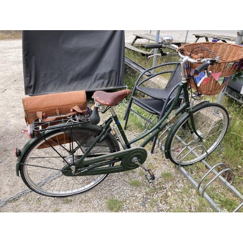 595 - Pashley Sovereign ladies bike with basket and bobbin saddlebag