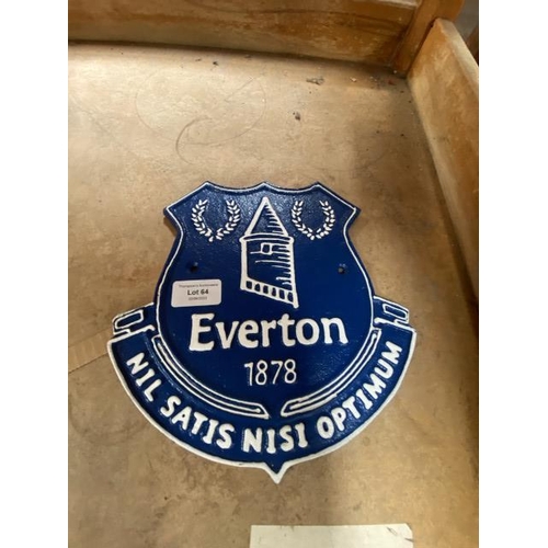 64 - Everton Football Club Plaque