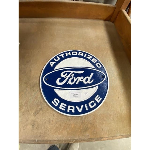 66 - Ford Authorised Plaque