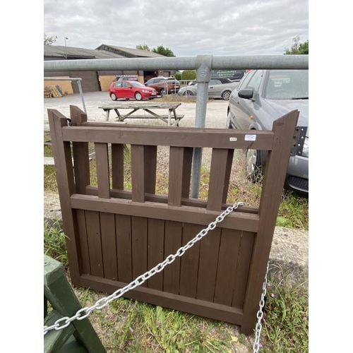 245 - Pair of wooden garden gates 106W