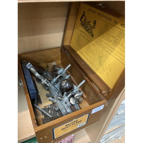 308 - Cased Record Tools Multi-Plane 405 (boxed)