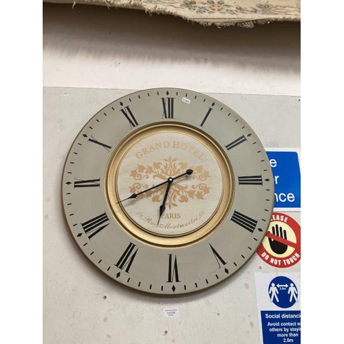 320 - Shabby chic wall clock 59cm diameter