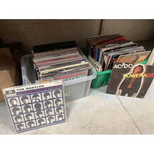 532 - 2 boxes of LP’s Inc. AC/DC, The Beatles, Leonard Cohen, Diana Ross etc.