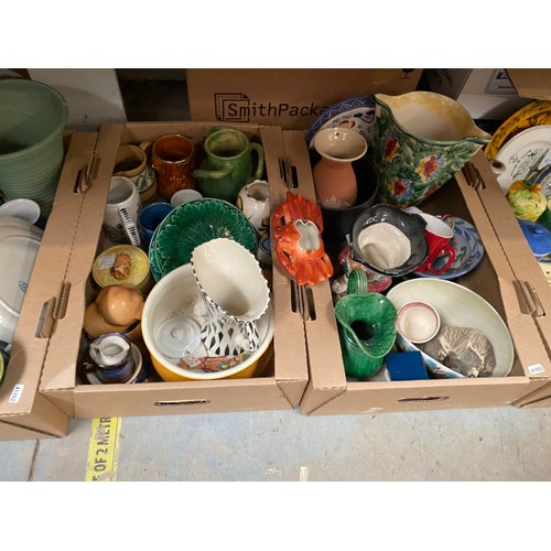 486 - 11 boxes of ceramics, collectables & tablewares incl Poole, Wedgewood, Denby, Queen Anne, Pallissey ... 