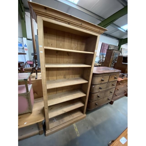 117 - Pine bookcase 198H 106W 37D