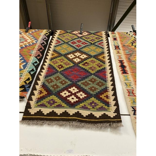 173 - Maimana Kilim runner 191 x 65cm