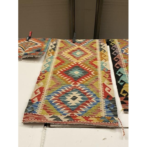 200 - Chobi Kilim runner 150 x 63cm