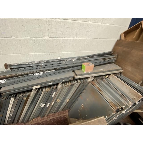 253 - Large quantity of industrial racking