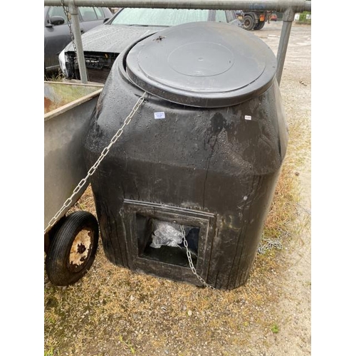 254 - Plastic coal bin 120H 85W 76D