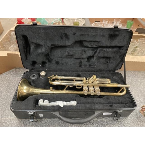 271 - Cased B&S Sonora trumpet