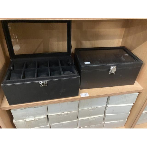 302 - 2 jewellery display boxes (new)