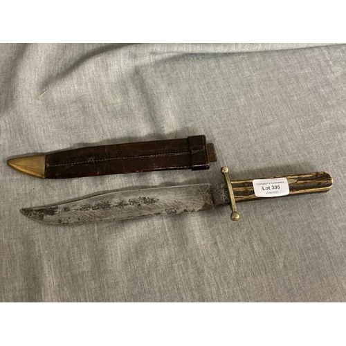 395 - 19th century J. Rodgers & Sons knife (Blade is marked J. Rodgers & Sons No. 6 Norfolk Street Sheffie... 