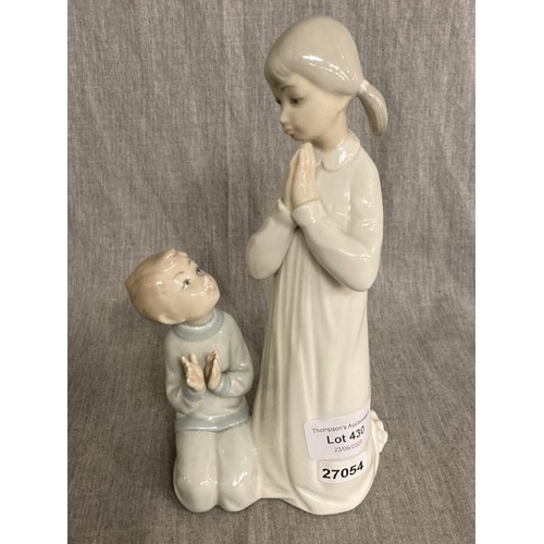 430 - Lladro praying figurine