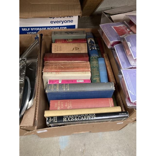 551 - A good box of Antiquarian books including children's & topography