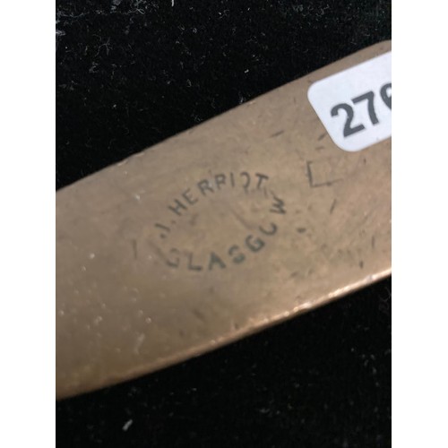 334 - Circa 1900 J Herriott, Glasgow putter