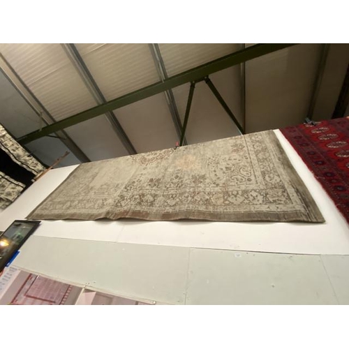 223 - Louis De Poortere grey/ebony rug (made in Belgium) 280 x 360cm ( please note bleach mark to the rug ... 