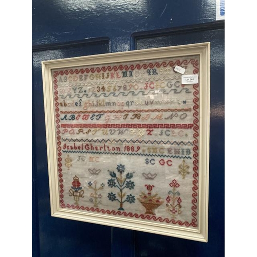 261 - Framed sampler 