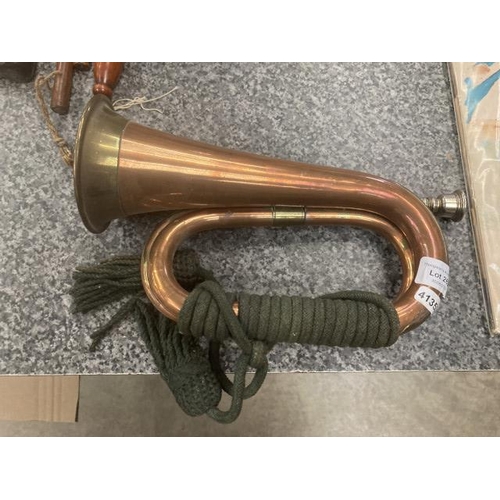 269 - Copper & brass bugle