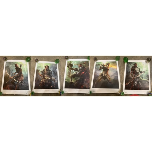 311 - 5 unframed prints Dragon Age Inquisition 