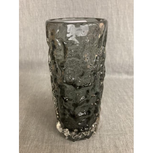 351 - Whitefriars Pewter, Bark vase by designed by Geoffrey Baxter 19cm high (no damage)