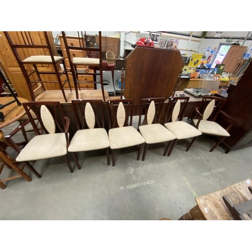 98 - 6 Mahogany G Plan dining chairs including 2 carvers