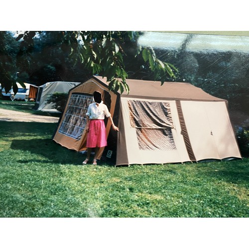 255 - Conway trailer tent bought in West Germany on 29th June 1981 (sold as seen)