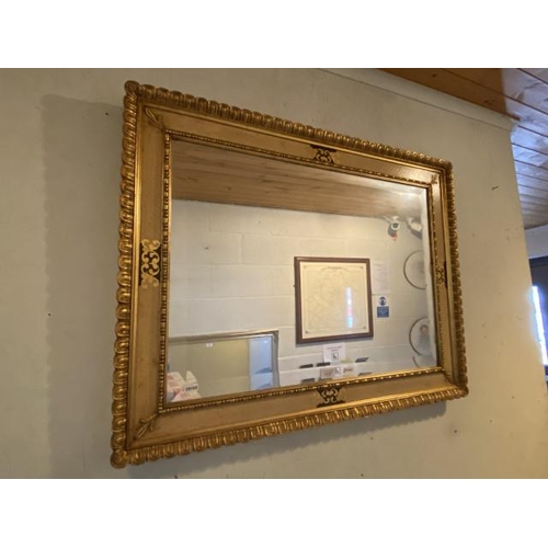 237 - Antique style gilt framed bevel framed mirror 66x86cm