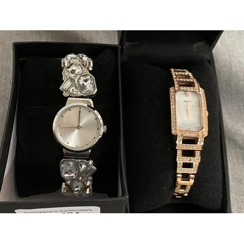 294 - “Seksy” ladies watch and a Crystal watch