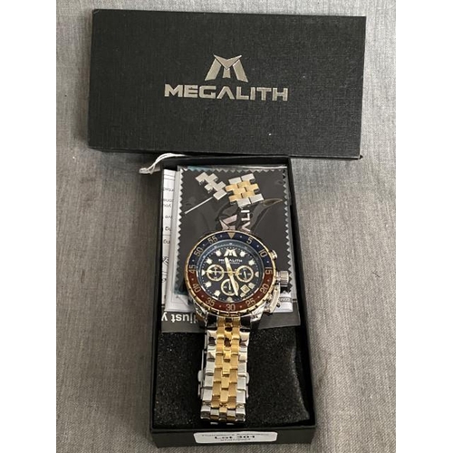 301 - Gent's Megalith chronograph watch