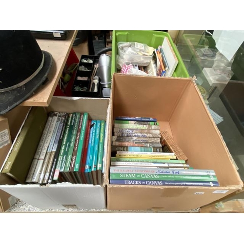 402 - Two boxes of good quality railway books