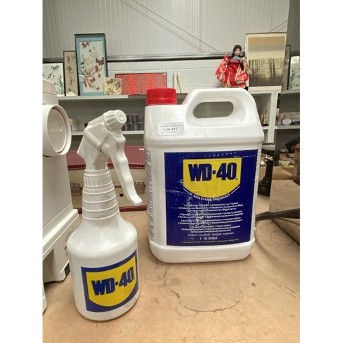 417 - 5 litres of WD-40 and a spray bottle